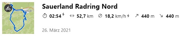 Sauerlanradring nord